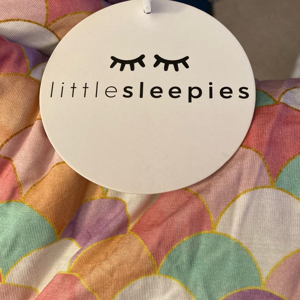 Little sleepies MERMAID SCALE women’s long sleeve sleep shirt